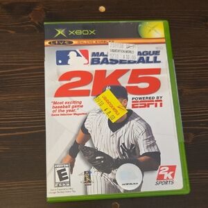 Major League Baseball 2K5 for Xbox - Green Case With Classic Price Tags -Sealed-